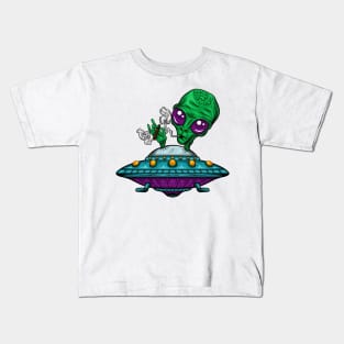 Alien Smoke Kids T-Shirt